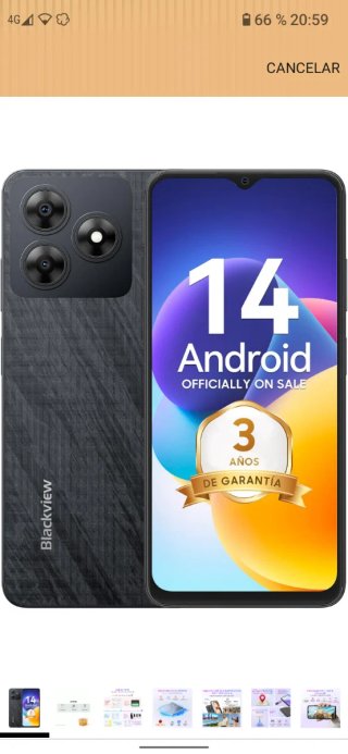 Blackview Wave 8C 6GB RAM 64GB Gris/Negro