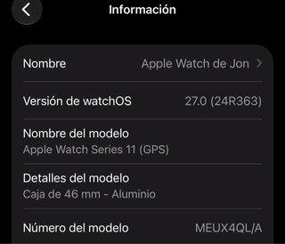 Apple Watch Series 11 46mm como nuevo