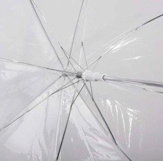 Paraguas blanco para boda