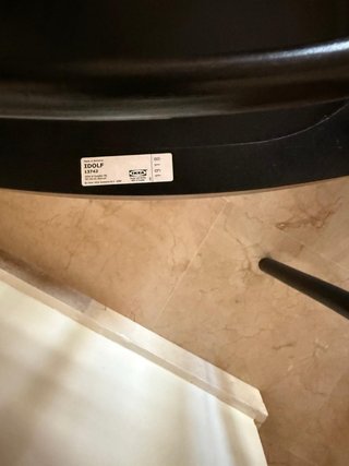 Pack 4 Sillas Ikea Idolf Negras