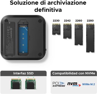 UGREEN Dock USB-C 10 en 2 para Mac Mini M4/M4 Pro