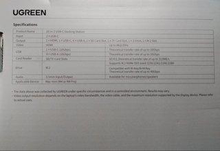 UGREEN Dock USB-C 10 en 2 para Mac Mini M4/M4 Pro