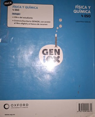 Física y Química Geniox 4 ESO Oxford