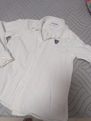 Camisa Yago School Blanca Talla 6