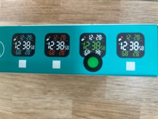 Reloj Digital LED Temperatura Humedad, NUEVO