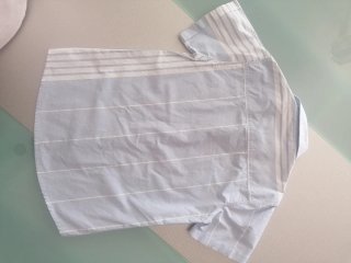 Camicia bambino 12 anni, Please, righe asimmetrich