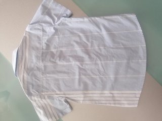 Camicia bambino 12 anni, Please, righe asimmetrich