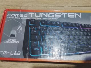 Combo Teclado y Ratón G-LAB Tungsten Inalámbrico