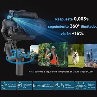 Gimbal FeiyuTech SCORP-C2 IA tracking NUEVO