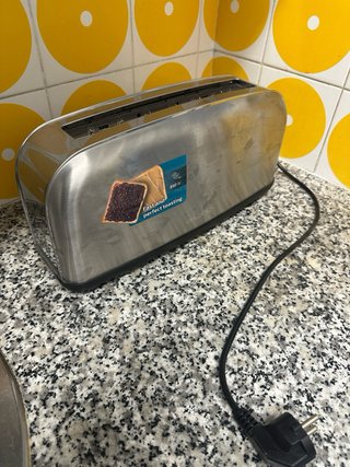 Tostadora Cecotec Acero Inox 850W 2 Ranuras
