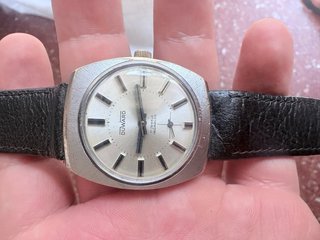 Reloj Duward vintage 17 jewels cushion Swiss