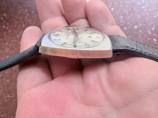 Reloj Duward vintage 17 jewels cushion Swiss