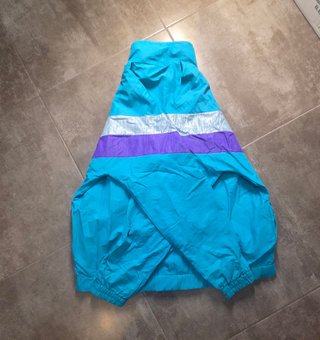 Chaqueta Vintage 80s/90s Turquesa y Lila