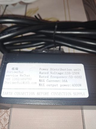 Regleta PDU con interruptor