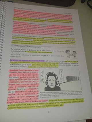 Libro impreso Psicología de la Atención UNED