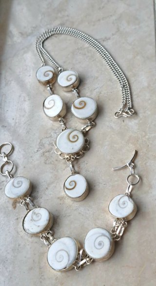 Set Collana e Bracciale 925 Shiva Eye