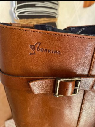 Botas de cuero marrones
