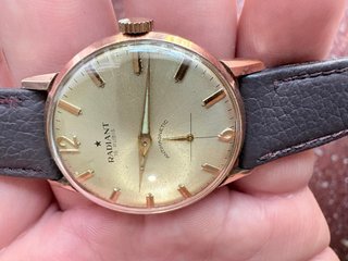Reloj Vintage Radiant 15 Rubís Antimagnetic Swiss