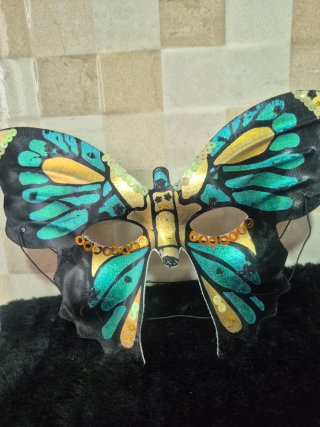 Máscara Mariposa Vintage Disfraz