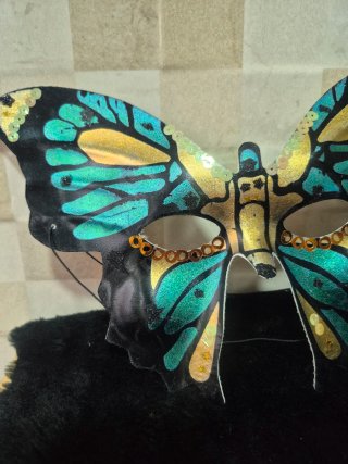 Máscara Mariposa Vintage Disfraz