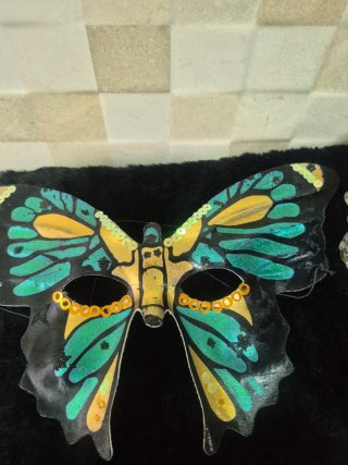 Máscara Mariposa Vintage Disfraz
