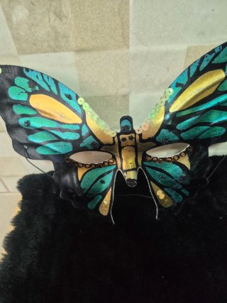 Máscara Mariposa Vintage Disfraz
