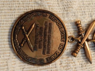 Medalla Militar Zaire Congo