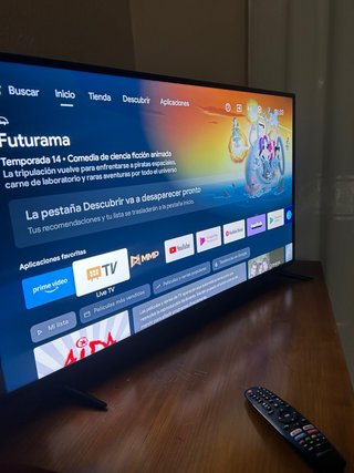 Smart TV Negra