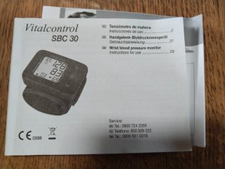 Tensiómetro de pulsera Vitalcontrol