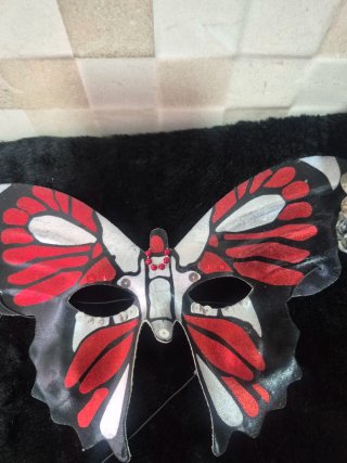 Máscara Mariposa Vintage Disfraz