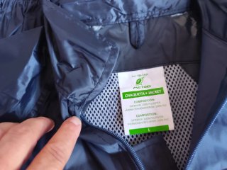 Conjunto impermeable chaqueta y pantalón