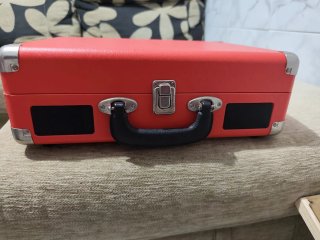 Tocadiscos Maletín Rojo