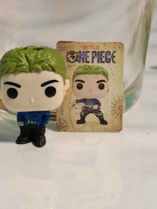 Mini Funko Pop Zoro One Piece Kinder Joy