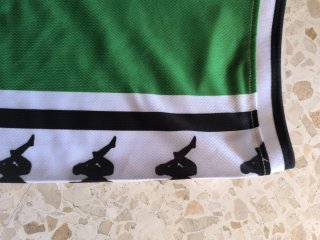 Camiseta  Verde y Blanca