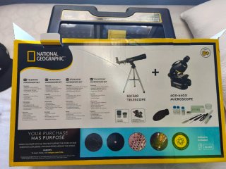 Telescopio y Microscopio National Geographic
