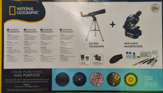 Telescopio y Microscopio National Geographic
