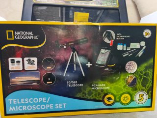 Telescopio y Microscopio National Geographic