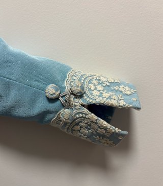 Corpiño Fallera Niña Talla 11/12 Azul