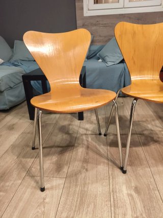 Sillas Jacobsen Vintage Madera y Metal