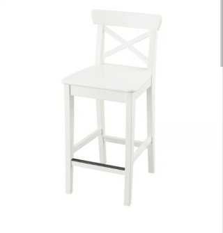 Taburete Alto Madera Blanco Ikea