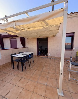 Pergola de jardín 3x3 beige