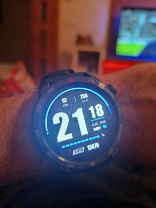 Reloj Inteligente Negro y Azul