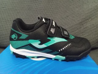 Zapatillas niño Joma fútbol negro/verde