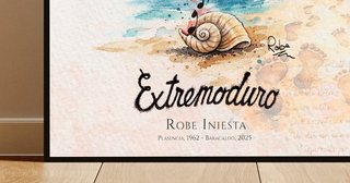 Lote 2 cuadros Extremoduro A3 Acuarela