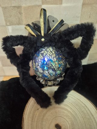 Diadema infantil pelo negro disfraz