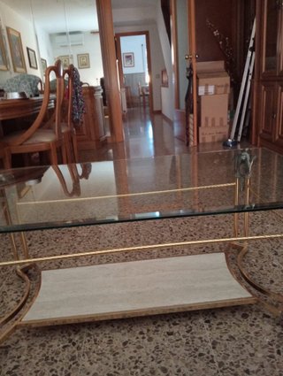 Muebles de comedor madera y salita