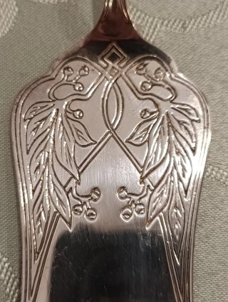 Paletta per dolci Orli silver plated vintage