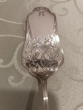 Paletta per dolci Orli silver plated vintage