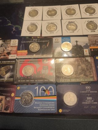 Monedas 2 euros conmemorativas Bélgica