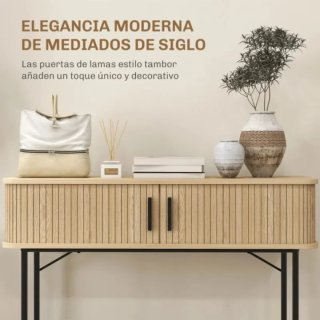 Mobile consolle in legno e metallo